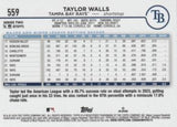 2024 Topps #559 Taylor Walls Rainbow Foil