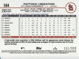 2024 Topps #584 Matthew Liberatore Blue Holofoil #/999
