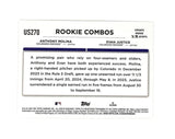 2024 Topps Update #US270 Evan Justice / Anthony Molina RCOM Rainbow Foil