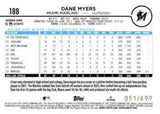 2024 Topps #188 Dane Myers Green Crackle Foil #/499