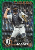 2024 Topps #302 Jake Rogers Green Crackle Foil #/499