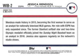 2024 Topps #WIB-2 Jessica Mendoza Women in Baseball