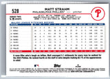 2024 Topps #528 Matt Strahm Royal Blue