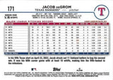 2024 Topps #171 Jacob deGrom Yellow