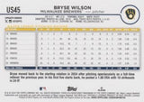 2024 Topps Update #US45 Bryse Wilson Holiday