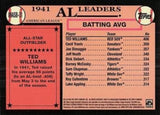 2024 Topps #89ASB-31 Ted Williams 1989 Topps Baseball 35th Anniversary All-Stars