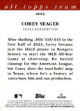 2024 Topps #ATT-5 Corey Seager 2023 All Topps Team
