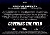 2024 Topps #CTF-12 Freddie Freeman Covering the Field