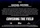 2024 Topps #CTF-24 Rafael Devers Covering the Field