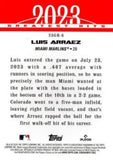 2024 Topps #23GH-6 Luis Arraez 2023 Greatest Hits