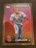 2024 Topps #561 Dylan Carlson Holiday