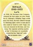 2011 Topps #BTT7 Bowman 1948-1955 Before There Was Topps