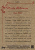2011 Topps #CMGR-6 Christy Mathewson CMG Reprints