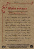 2011 Topps #CMGR-19 Walter Johnson CMG Reprints