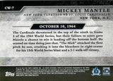 2012 Topps #CW-7 Mickey Mantle Classic Walk-Offs