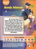 2000 Topps #OTG27 Randy Johnson Own the Game