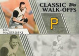 2012 Topps #CW-1 Bill Mazeroski Classic Walk-Offs