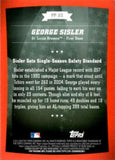 2010 Topps #PP-22 George Sisler Peak Performance