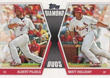 2011 Topps #DD-28 Albert Pujols / Matt Holliday Diamond Duos (Series 2)