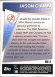2005 Topps #HM10 Jason Giambi Hobby Masters