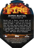 2022 Topps Fire #EF-27 Byron Buxton En Fuego Gold Minted