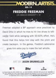 2022 Topps Gallery #MA-14 Freddie Freeman Modern Artists