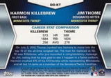 2011 Topps #DD-KT Harmon Killebrew / Jim Thome Diamond Duos (Series 1)