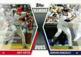 2011 Topps #DD-VG Joey Votto / Adrian Gonzalez Diamond Duos (Series 1)
