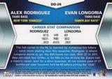 2011 Topps #DD-26 Alex Rodriguez / Evan Longoria Diamond Duos (Series 2)