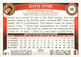 2011 Topps #40 Justin Upton Diamond Anniversary