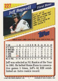 1993 Topps #227 Jeff Bagwell Gold