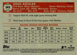 2021 Topps Chrome Platinum Anniversary #242 Jesus Aguilar Refractor
