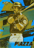 2022 Topps Fire #130 Mike Piazza Gold Minted