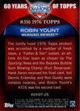 2011 Topps #60YOT-25 Robin Yount 60 Years of Topps