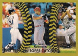 2011 Topps #60YOT-48 Mike Piazza / Ivan Rodriguez / Jason Kendall