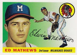 2011 Topps #60YOT-63 Eddie Mathews 60 Years of Topps