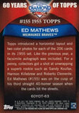 2011 Topps #60YOT-63 Eddie Mathews 60 Years of Topps