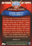 2011 Topps #60YOT-32 Ozzie Smith 60 Years of Topps
