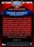 2011 Topps #60YOT-19 Reggie Jackson 60 Years of Topps