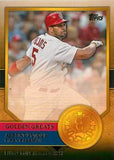 2012 Topps #GG-68 Albert Pujols Golden Greats