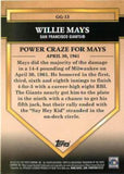 2012 Topps #GG-13 Willie Mays Golden Greats