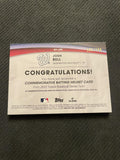 2022 Topps #BH-JBE Josh Bell Batting Helmet Commemorative Relic Black #/299