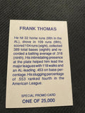 1992 Sports Stars USA (unlicensed) #NNO Frank Thomas