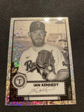 2021 Topps Chrome Platinum #453 Ian Kennedy Black & White Mini-Diamonds