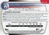 2025 Bowman #BP-115 Eduardo Quintero Prospects
