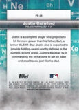 2023 Bowman Platinum #PE-26 Justin Crawford Precious Elements