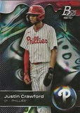 2023 Bowman Platinum #TOP-5 Justin Crawford Top Prospects