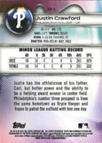 2023 Bowman Platinum #TOP-5 Justin Crawford Top Prospects