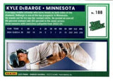 2025 Donruss #188 Kyle DeBarge