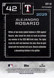 2025 Bowman #BTP-42 Alejandro Rosario Bowman Scouts Top 100